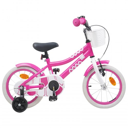 Børnecykel 16 tommer til 4-6 år gamle Lyserød