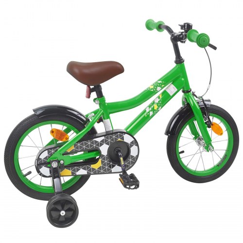 Børnecykel 12 tommer til 2-4 år gamle Grøn