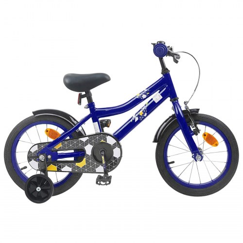 Børnecykel 12 tommer til 2-4 år gamle Mørk blå