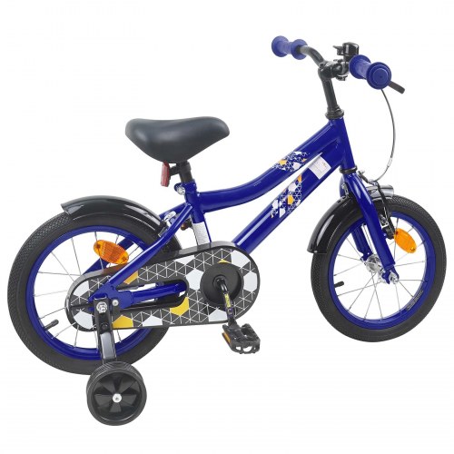 Børnecykel 12 tommer til 2-4 år gamle Mørk blå