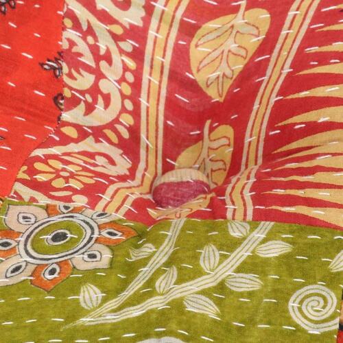 Modulært sofasæt i 12 dele stof patchwork