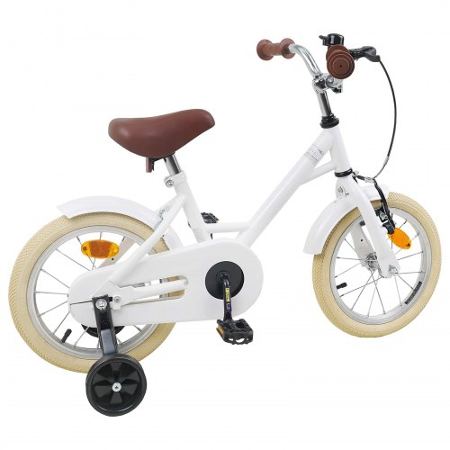 Børnecykel 16 tommer til 4-6 år gamle Hvid
