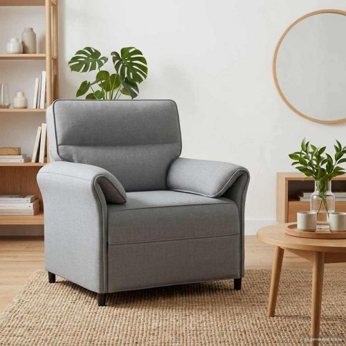 Sofa 100% polyester metalramme MDF, Krydsfinér