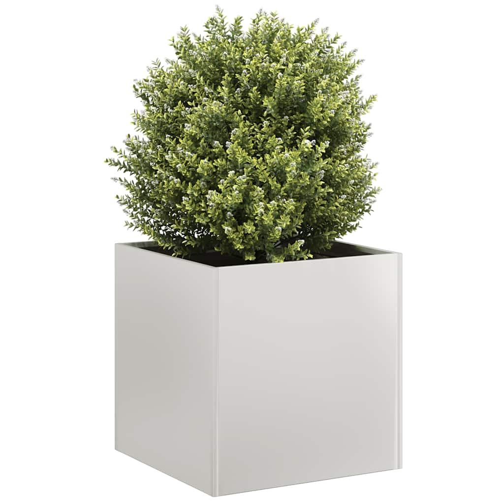 Plantekasse 40x40x40 cm rustfrit stål