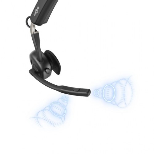SHOKZ OpenMeet UC trådløst Bluetooth bone conduction headset til videomøder - med USB-A adapter