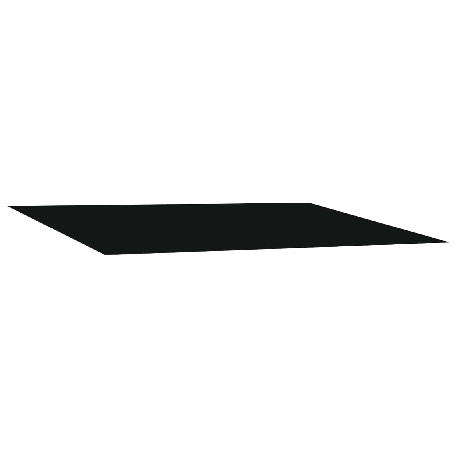 Reservedug til markise Sort 400 × 350 cm Polyester