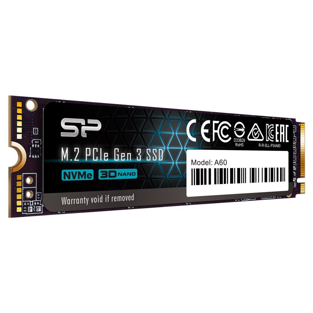 Silicon Power P34A60 128 GB M.2 NVMe PCIe 3.0 x4 SSD billede