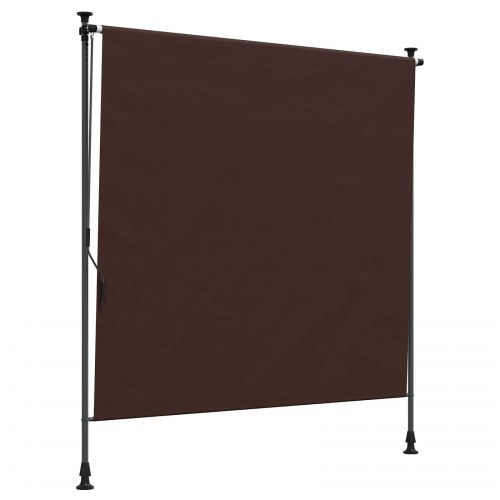 Udendørs Rullegardin Brun 100 x 270 cm