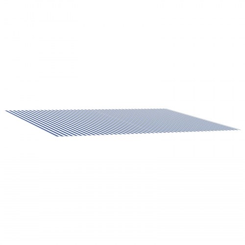 Reservedug til markise Blå og Hvid 400 x 200 cm Polyester