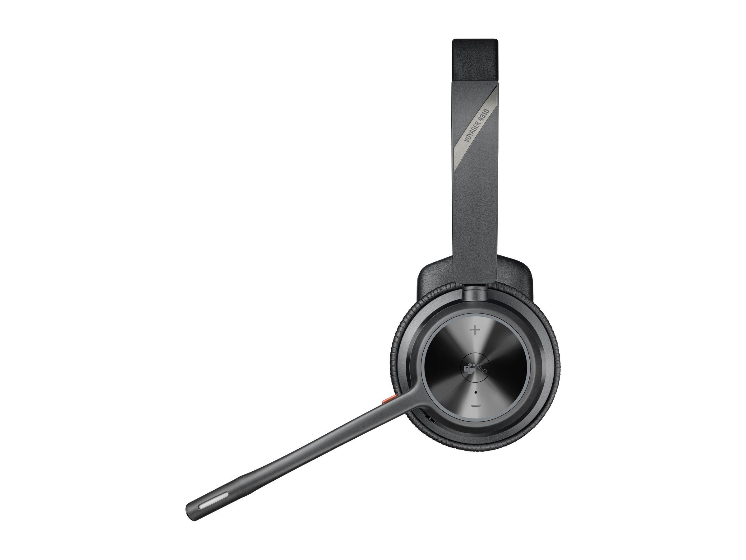 Plantronics Poly Voyager 4310-M UC trådløst on-ear headset - sort