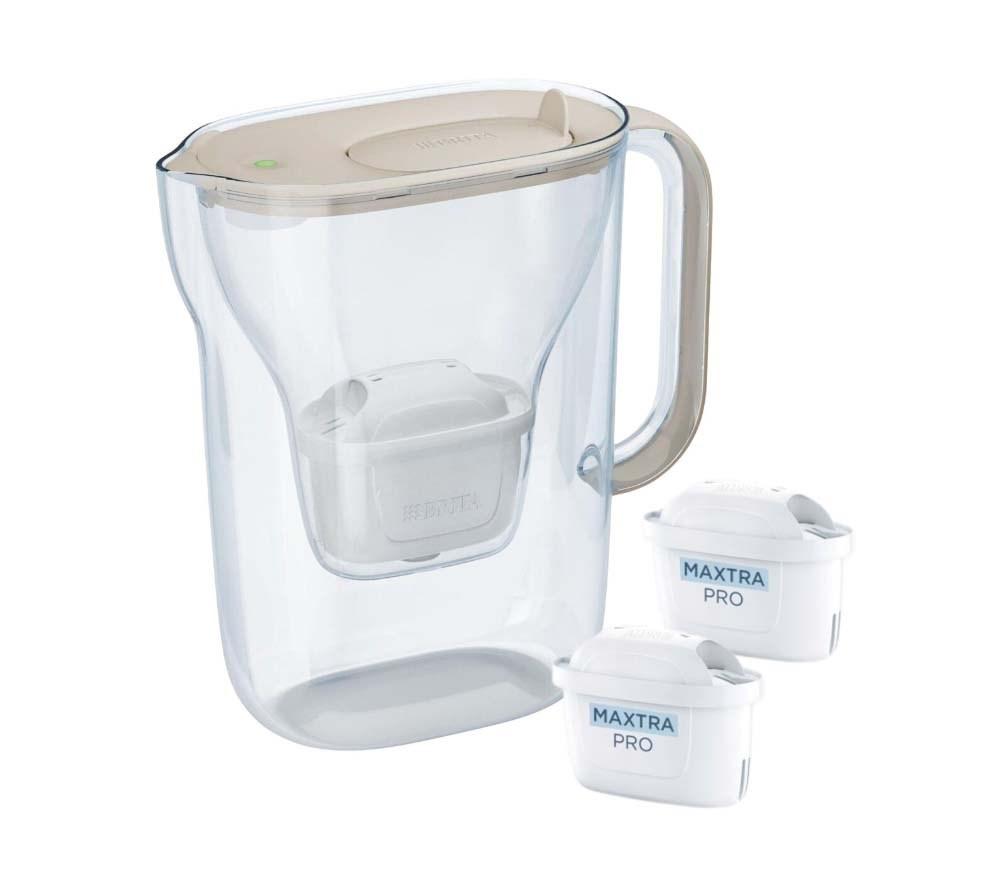BRITA Style Essential vandfilterkande + 2 Maxtra Pro Pure Performance (sand) billede