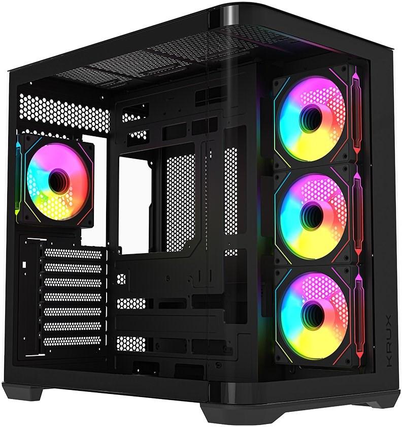 KRUX Tano KRXD015 - Midi Tower gaming kabinet med ARGB og hærdet glas billede