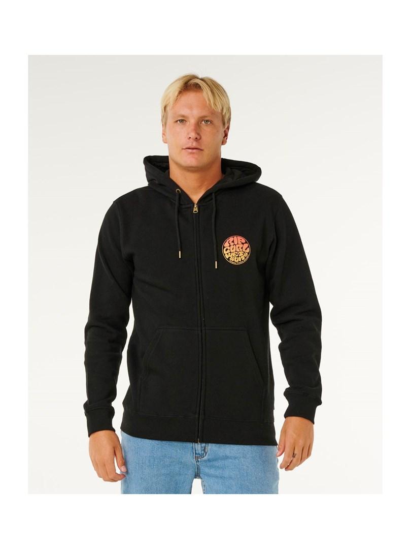 Rip Curl Wettie Passage Icon Zip hættetrøje - sort, L billede