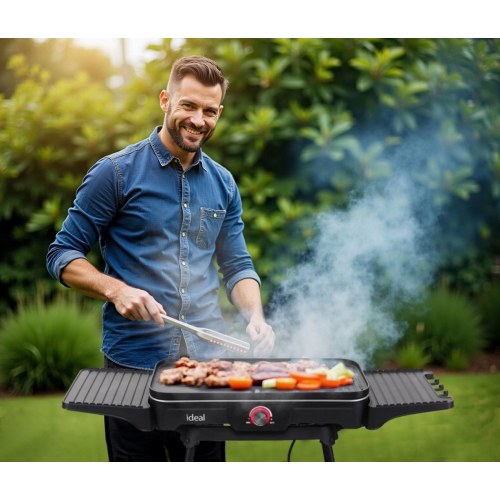 Elgrill ELDOM IDEAL - sort, 2.200 W (OUTLET A)