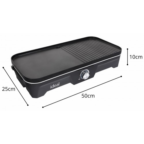 Elgrill ELDOM IDEAL - sort, 2.200 W (OUTLET A)