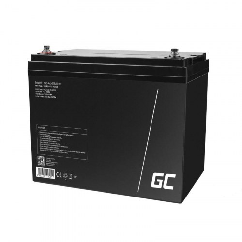Batteri 12 V 75 Ah - Green Cell AGM25 VRLA (forseglet blysyre) (OUTLET A)