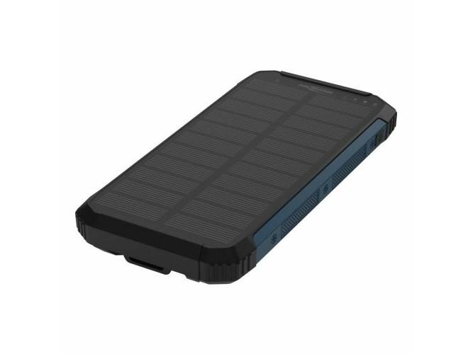ANSMANN PB212W powerbank 10.000 mAh - sort med solpanel billede