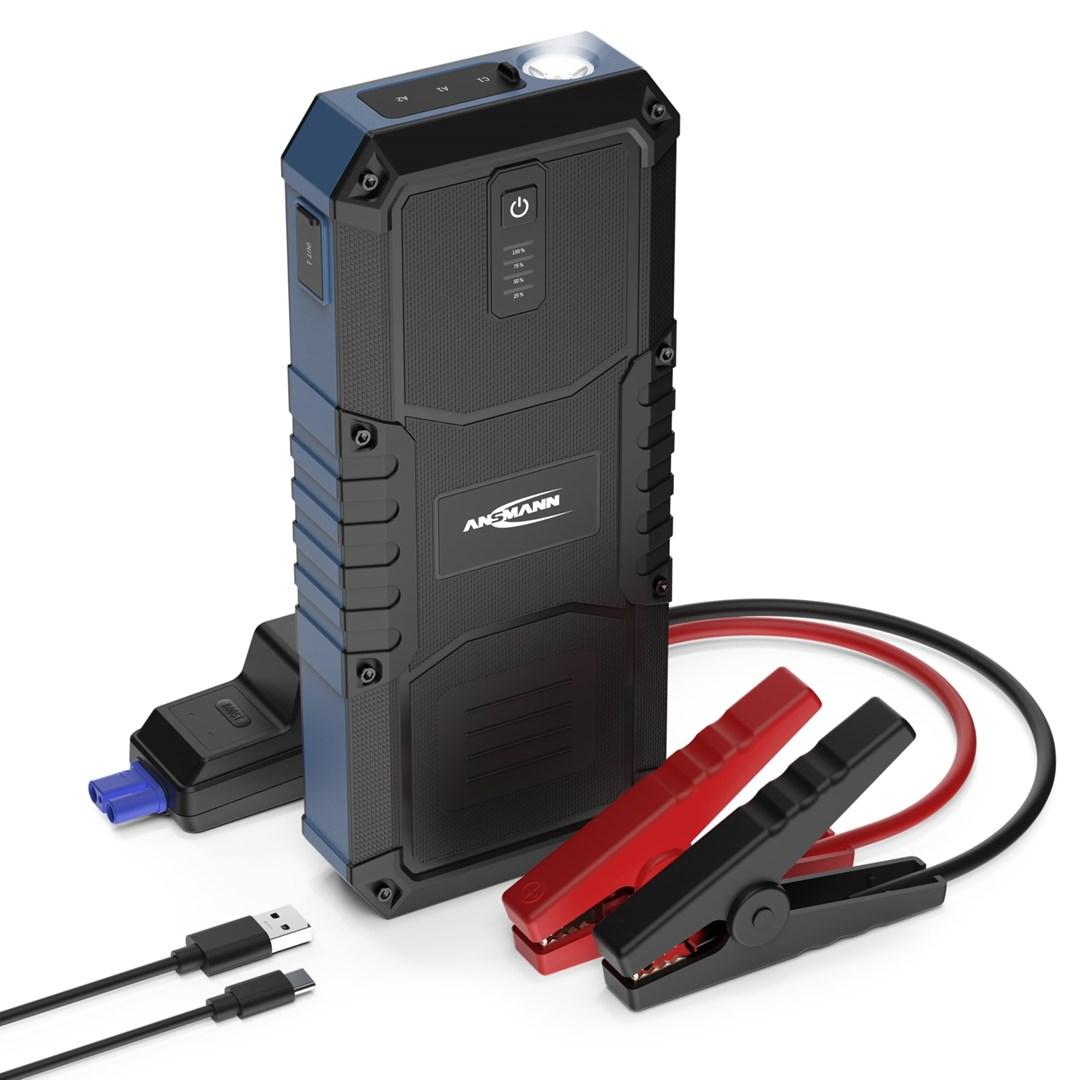 ANSMANN starthjælpsbatteri 12 V - powerbank 59,2 Wh med lygte billede