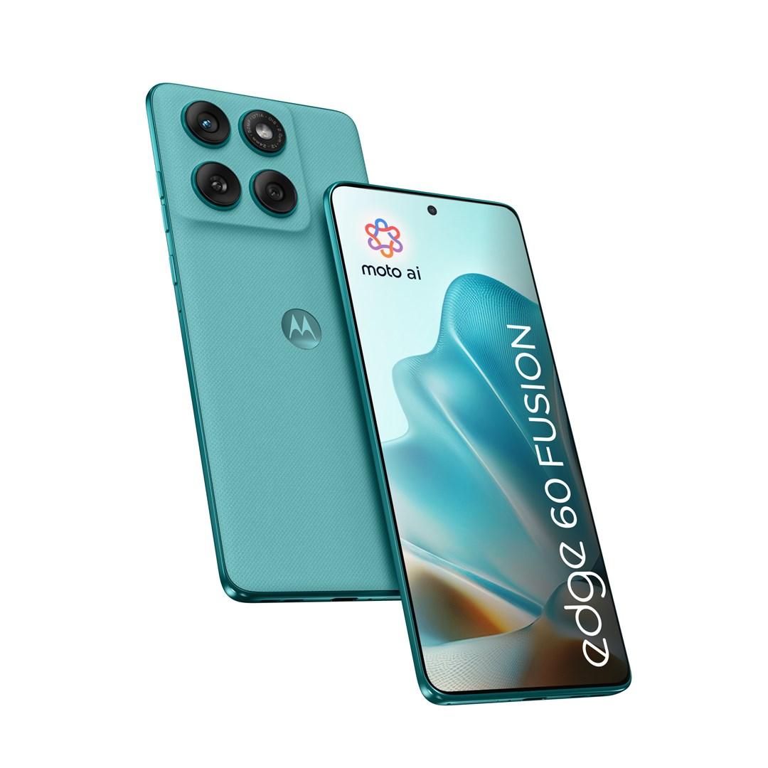 Motorola Edge 60 Fusion 6,67" 8/256 GB 5G - Turkis (Amazonite) billede