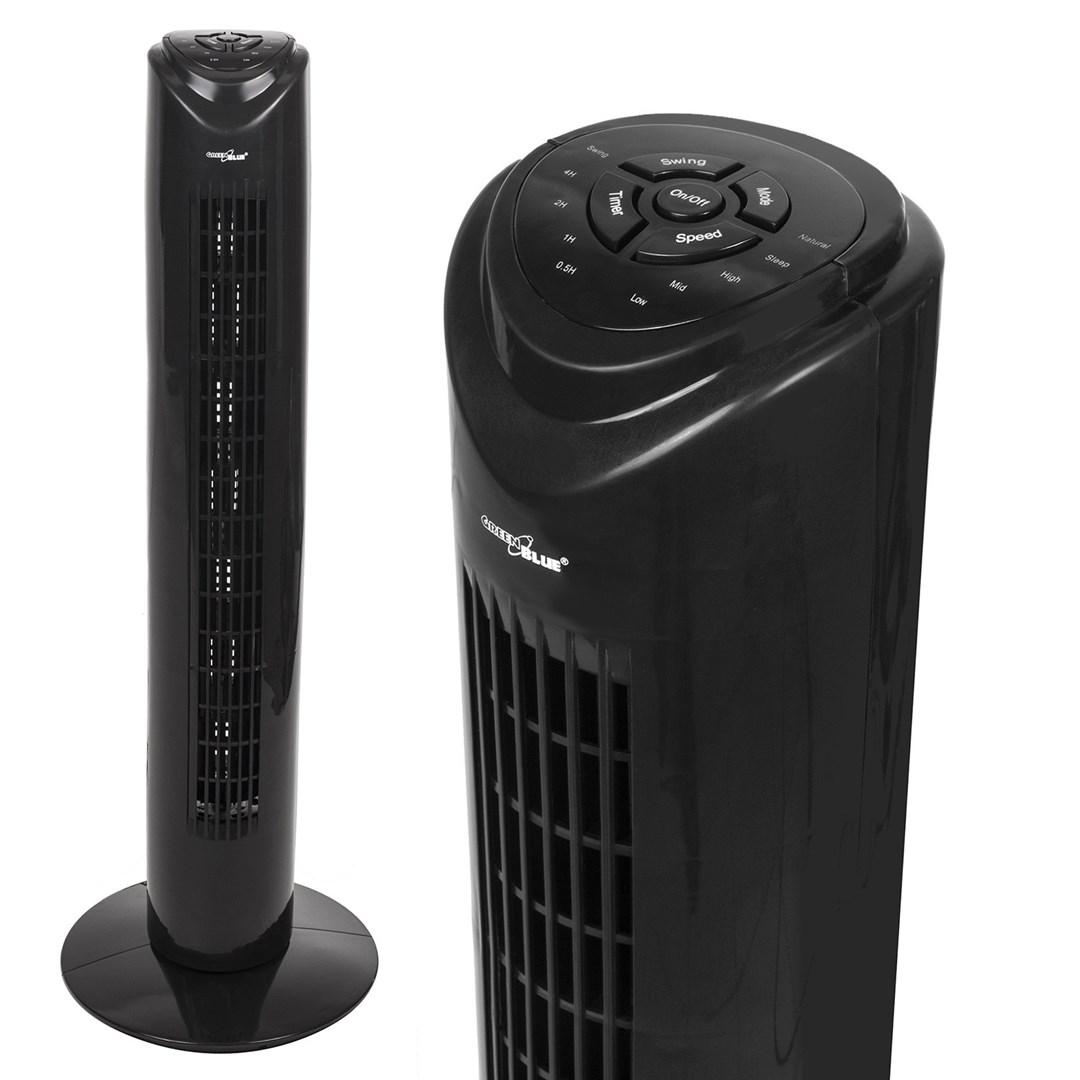 GreenBlue GB645 tårnventilator 45 W - 82 cm med fjernbetjening og timer billede