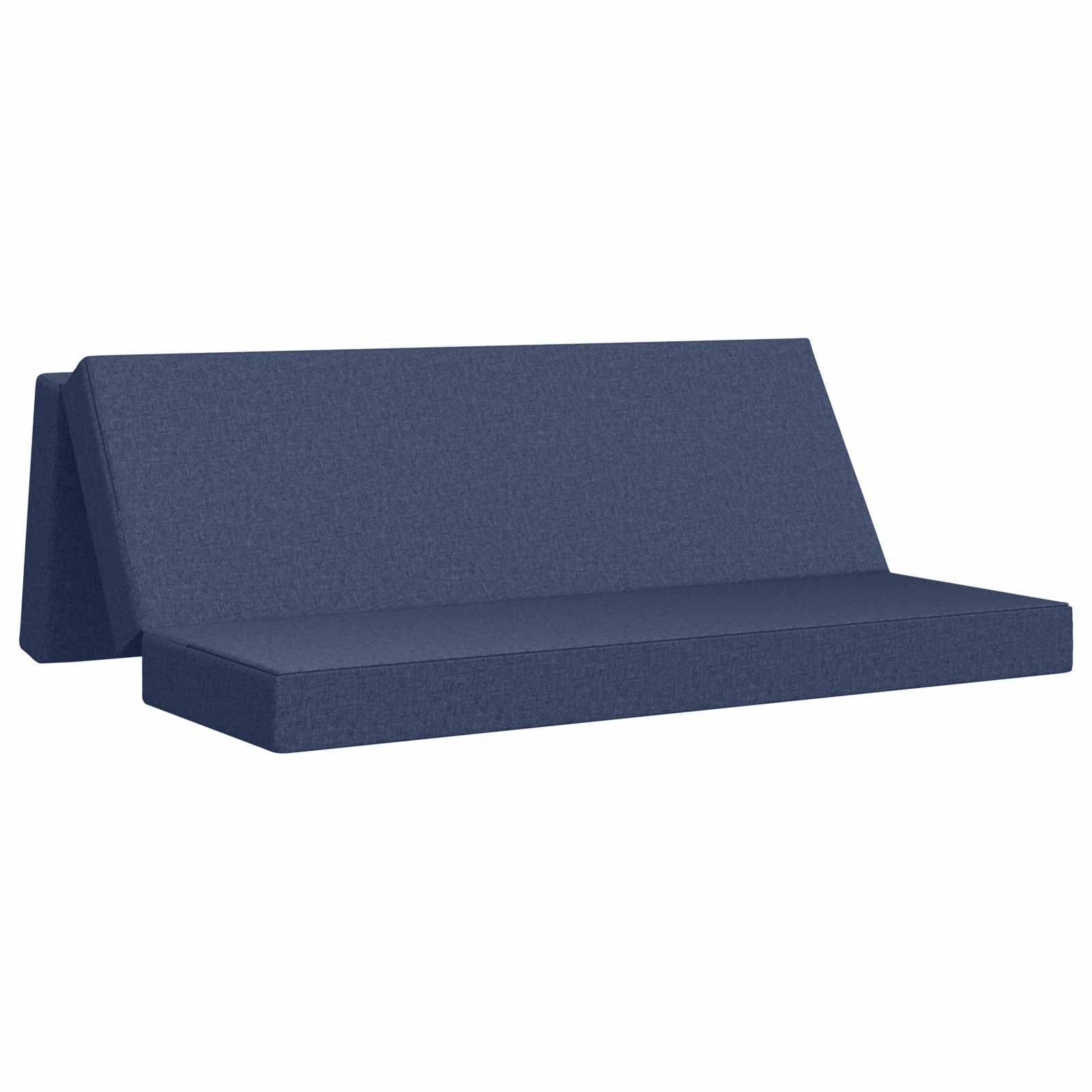 Samlebar Sofa Seng 200 x 67 x 45 cm Blå billede