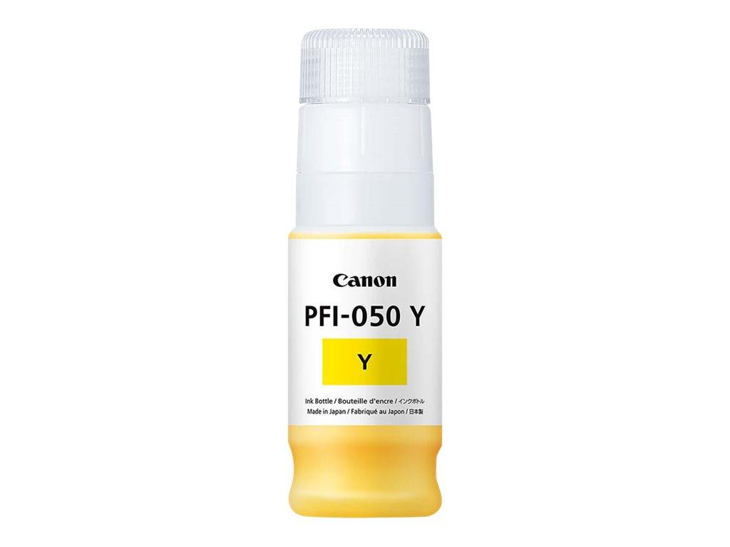 Canon PFI-050Y gul blækbeholder 70 ml - til imagePROGRAF TC-20/TC-21