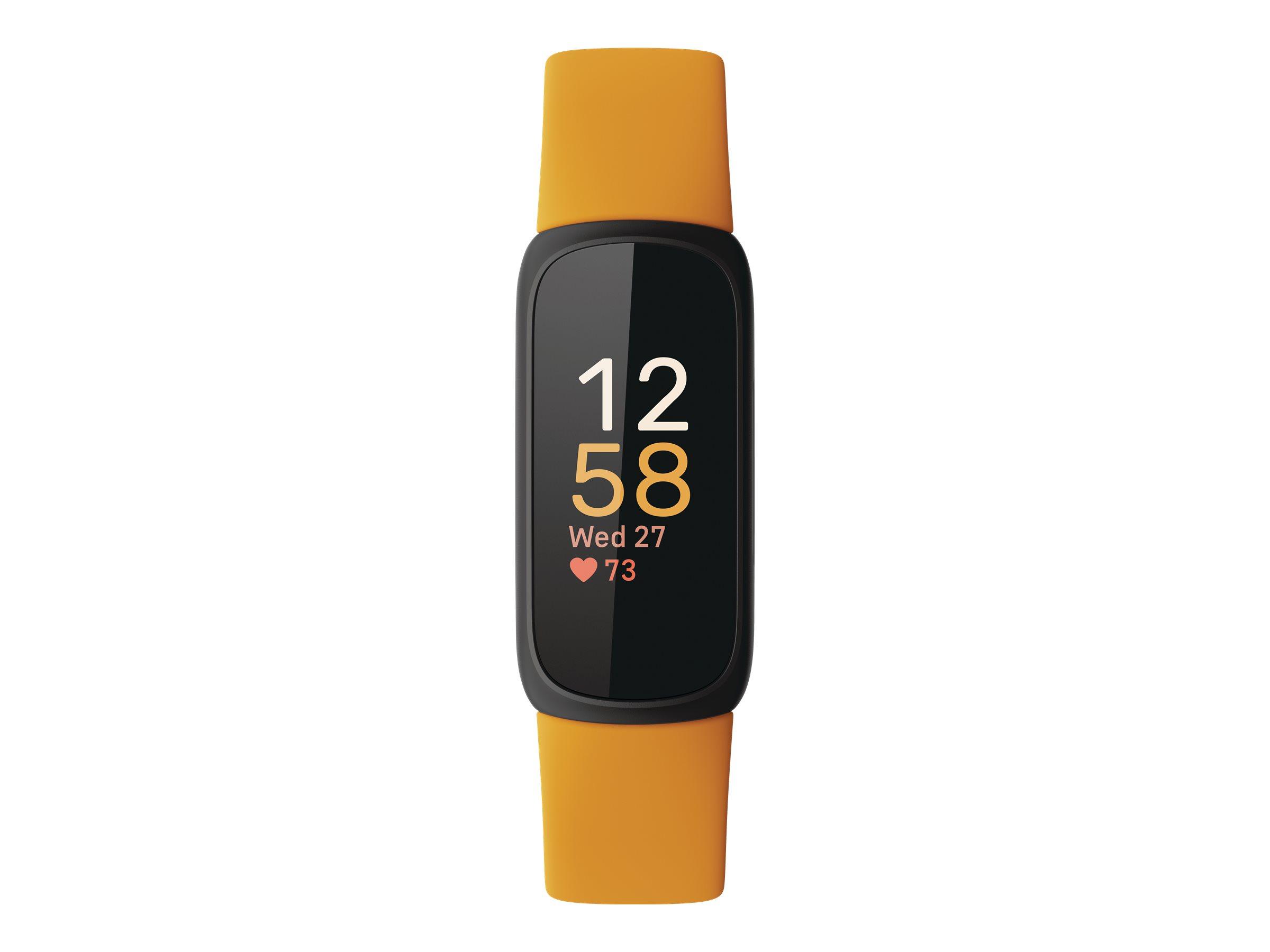 Fitbit Inspire 3 aktivitetsarmbånd - Orange/Sort