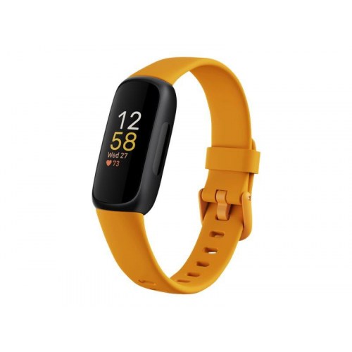 Fitbit Inspire 3 aktivitetsarmbånd - Orange/Sort