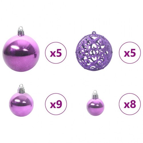 Kunstigt juletræ med 150 LED - 150 cm, grøn