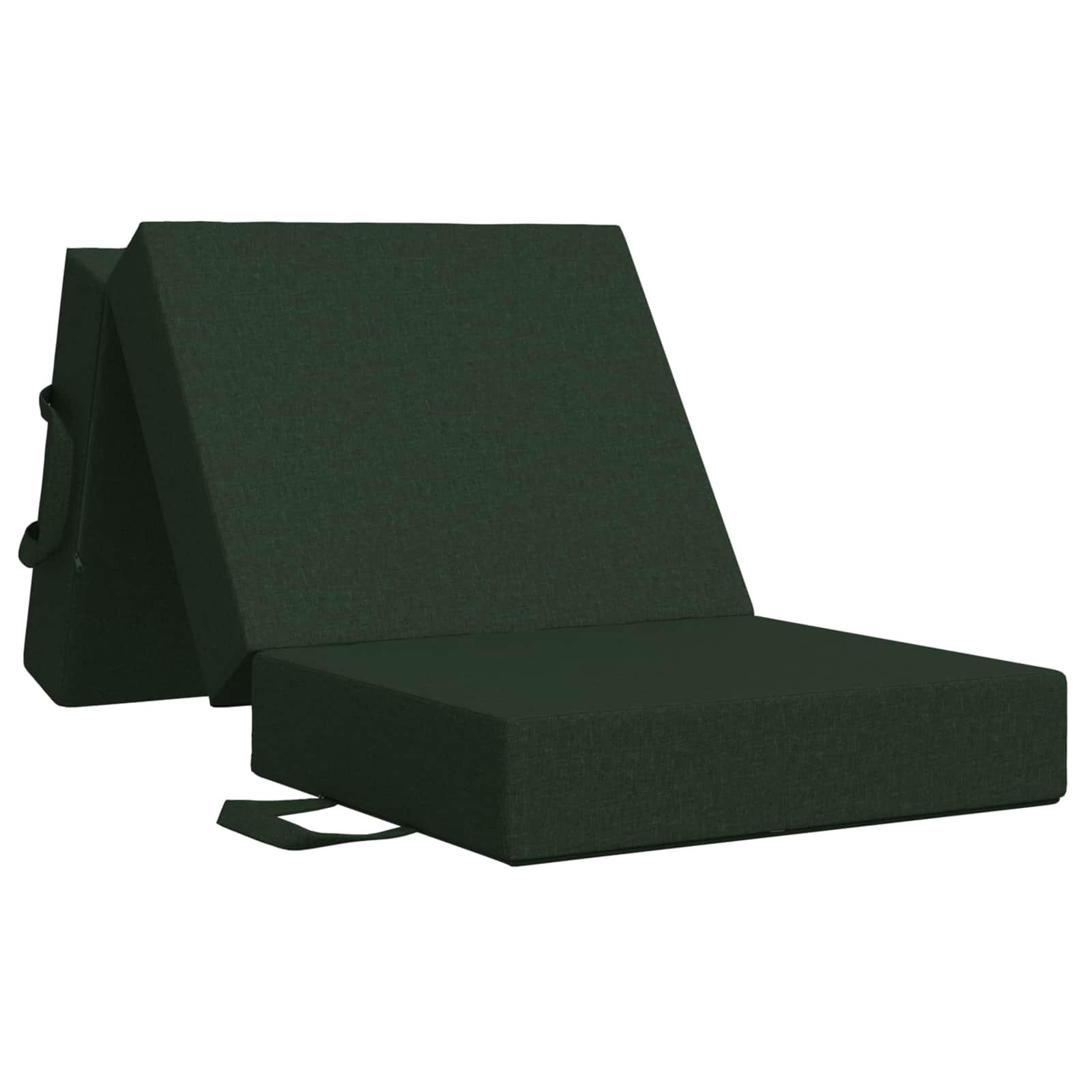 Samlebar Sofa Seng 75 x 63 x 45 cm Mørkegrøn billede