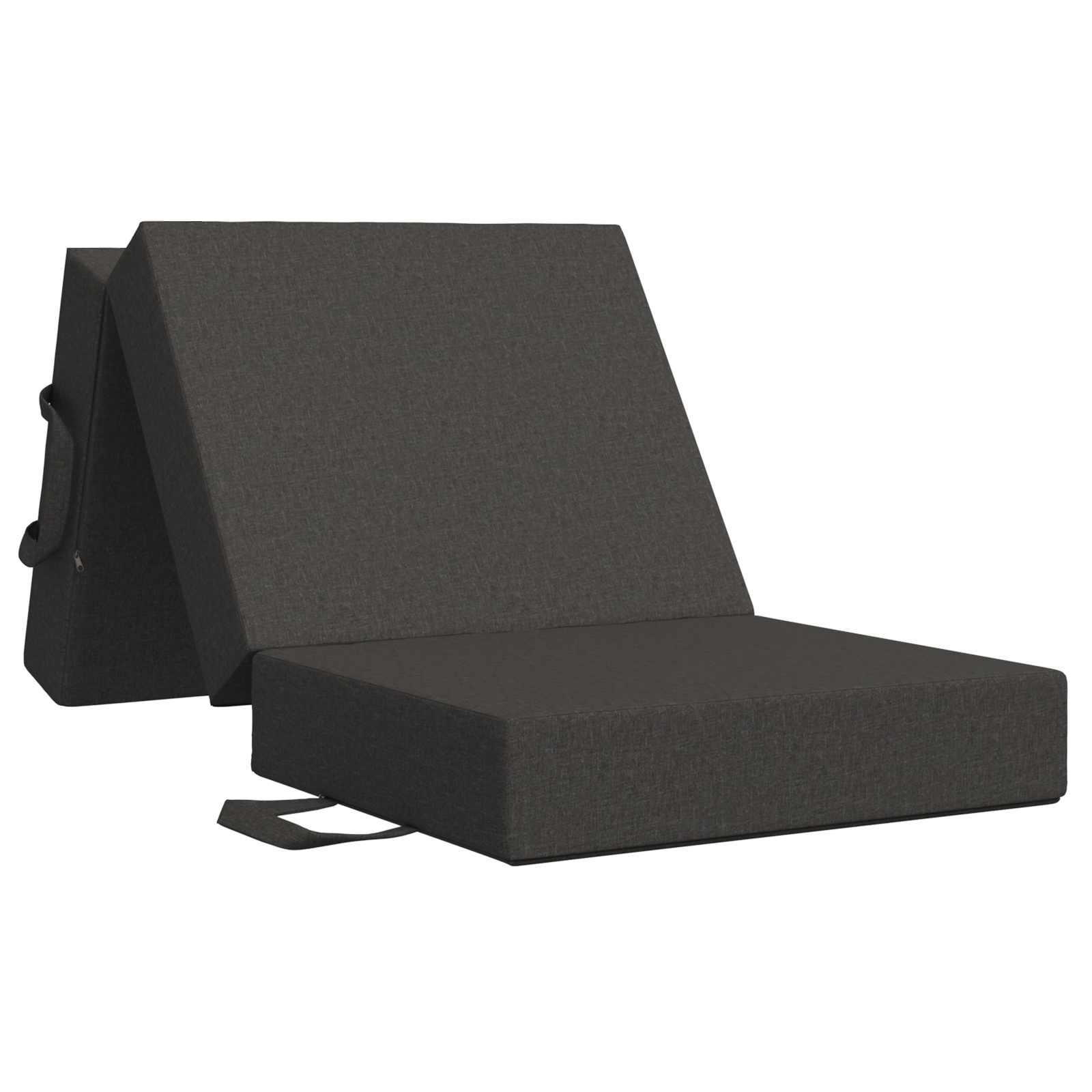 Samlebar Sofa Seng 75 x 63 x 45 cm Mørkegrå billede