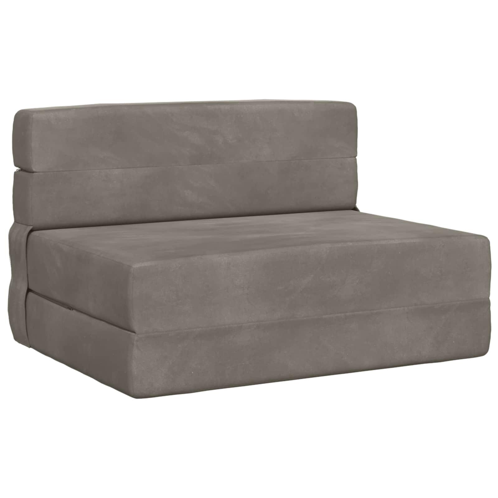 Samlebar Sofa Seng Lysegrå 70 x 72 x 60 cm Stof billede