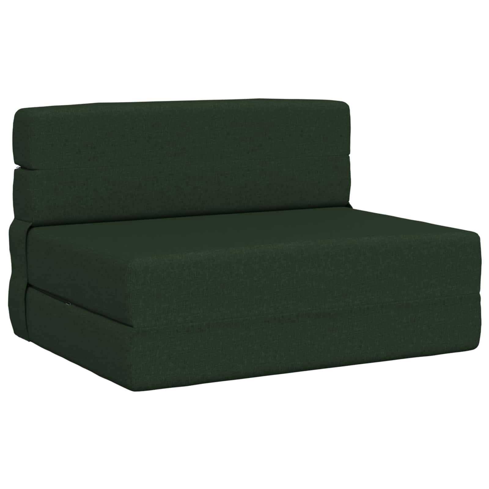 Samlebar Sofa Seng Mørkegrøn 70 x 72 x 60 cm Stof billede
