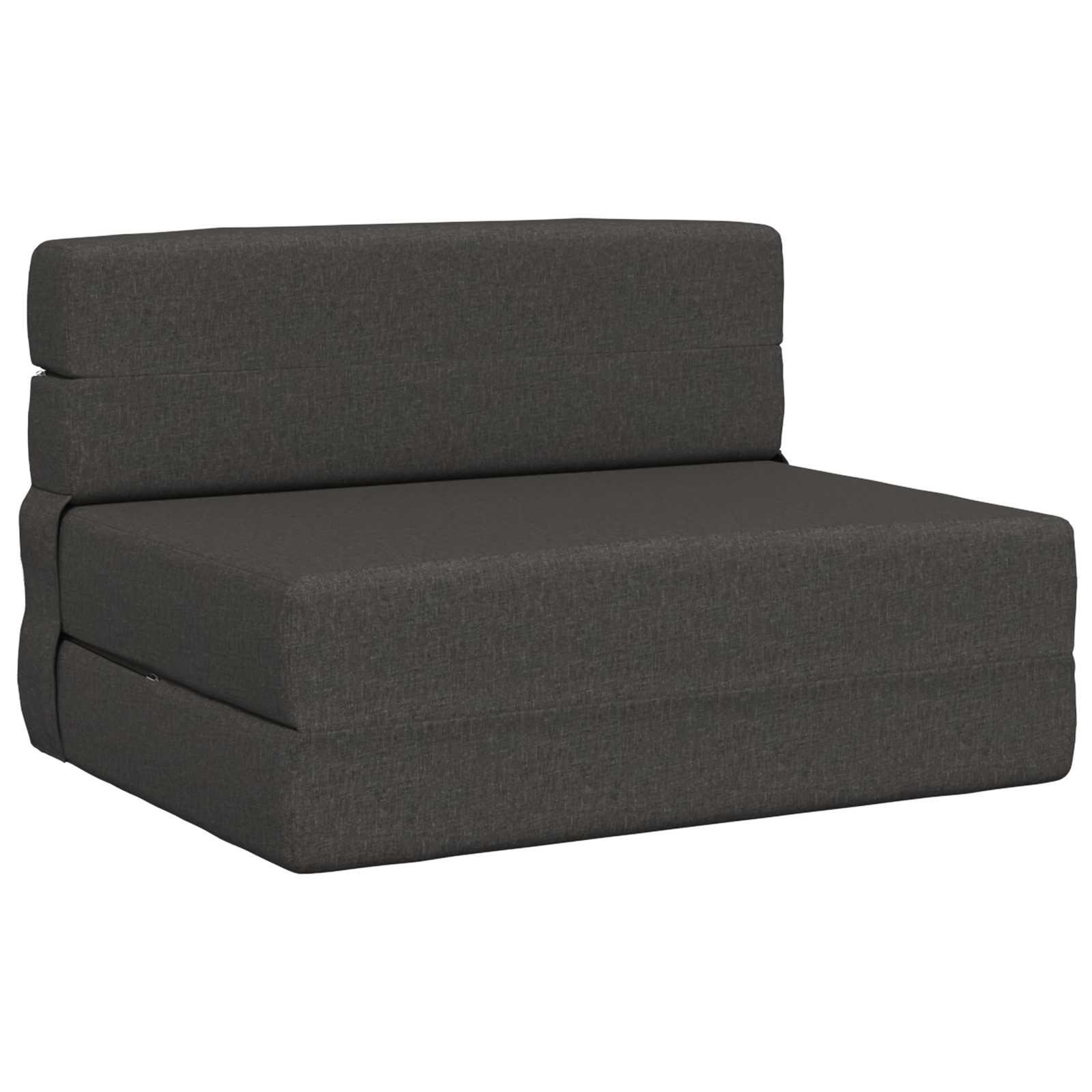 Samlebar Sofa Seng Mørkegrå 70 x 72 x 60 cm Stof billede