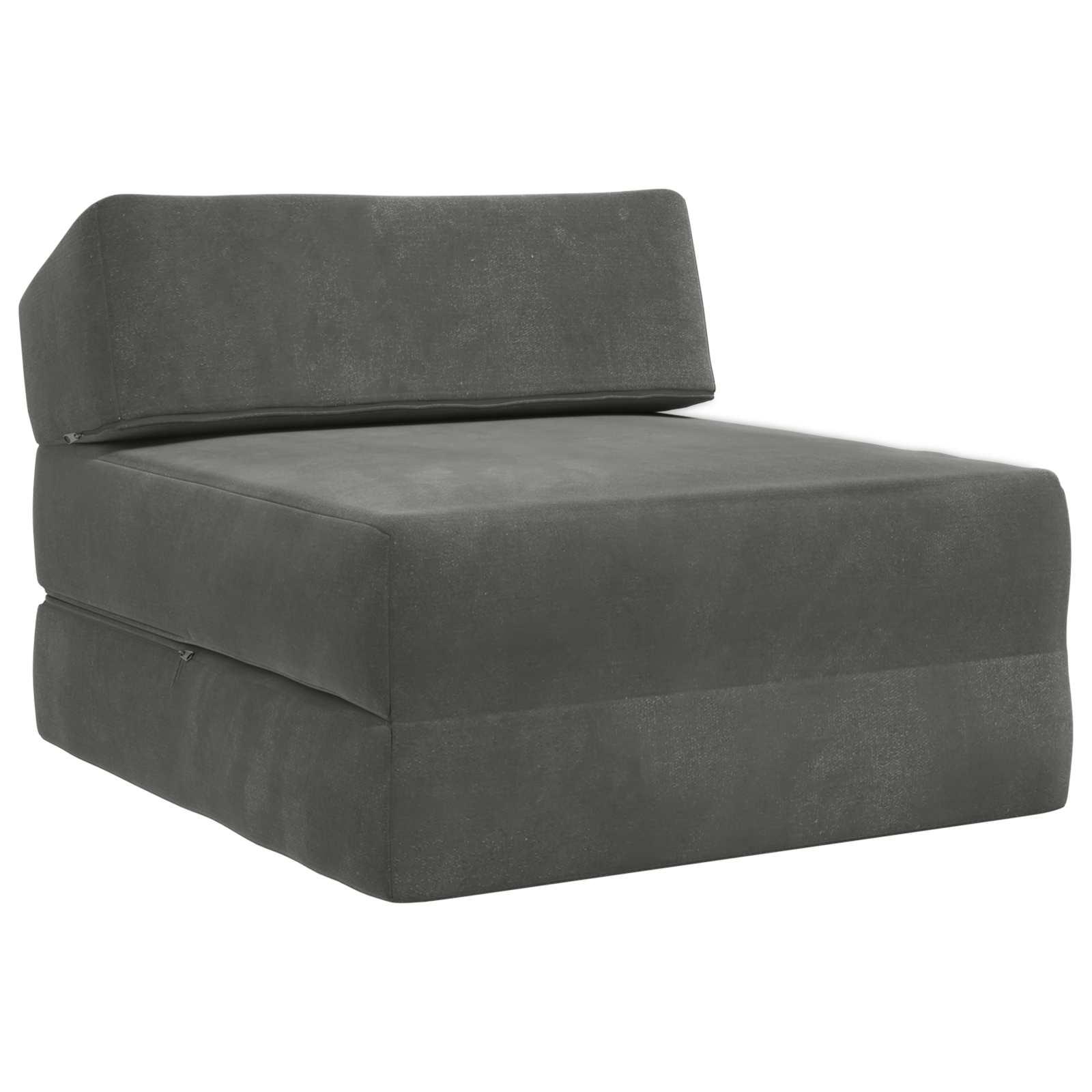 Samlebar Sofa Seng Mørkegrå 60 x 70 x 41 cm Stof billede