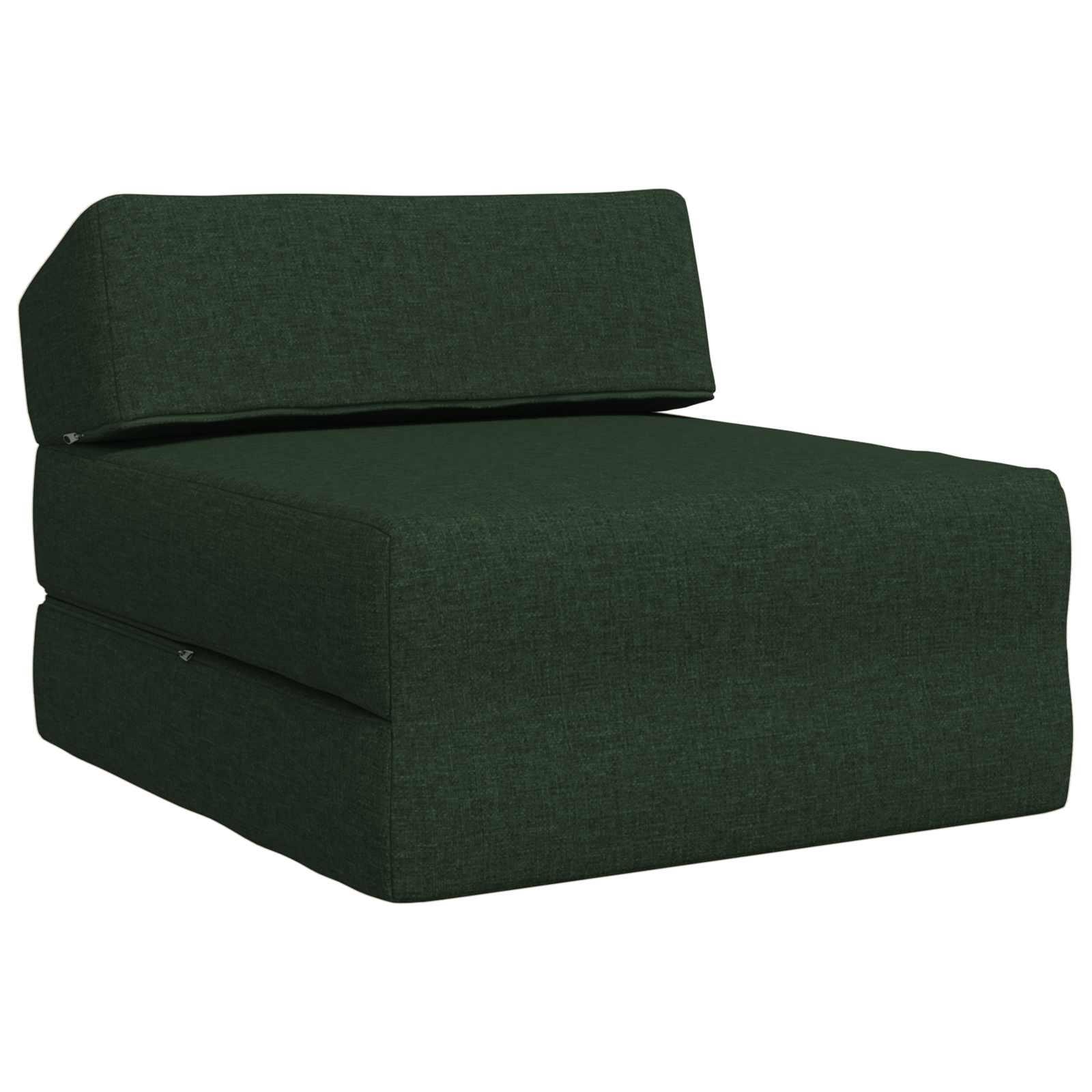 Samlebar Sofa Seng Mørkegrøn 60 x 70 x 41 cm Stof billede