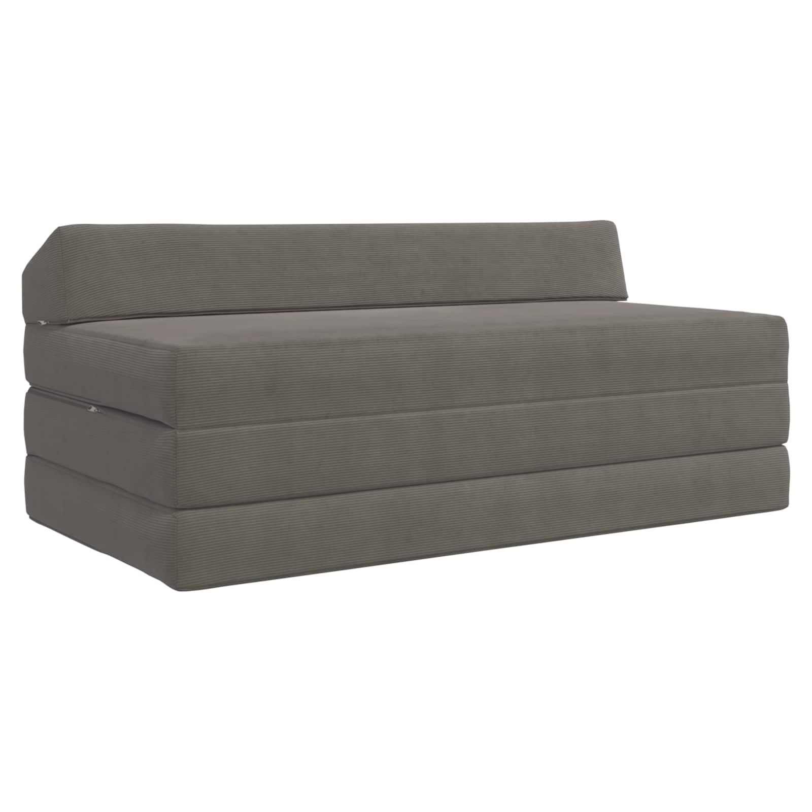 Samlebar Sofa Seng Lysegrå 120 x 60 x 49 cm Stof billede