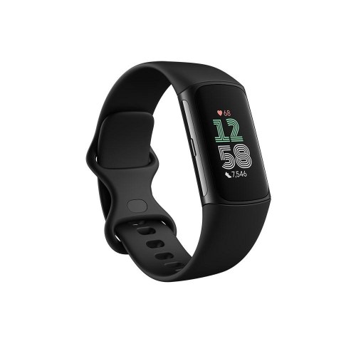 Fitbit Charge 6 aktivitetsarmbånd med AMOLED - Sort