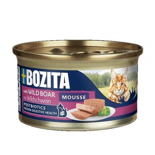 Bozita Mousse Vildsvin - vådfoder til kat, 85 g