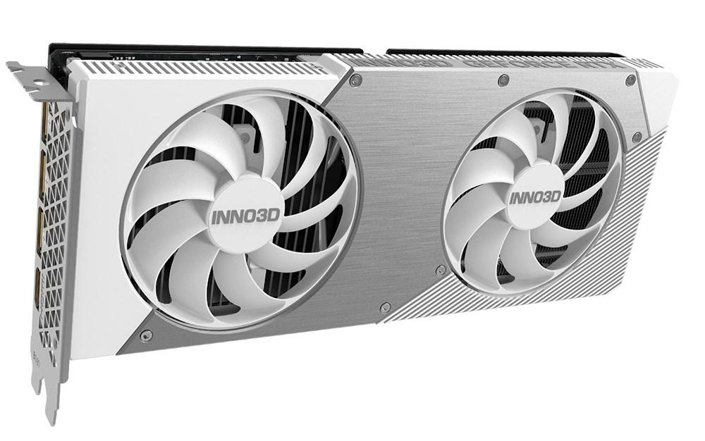INNO3D GeForce RTX 5060 Twin X2 OC 8 GB GDDR7 - hvid/grafit grafikkort