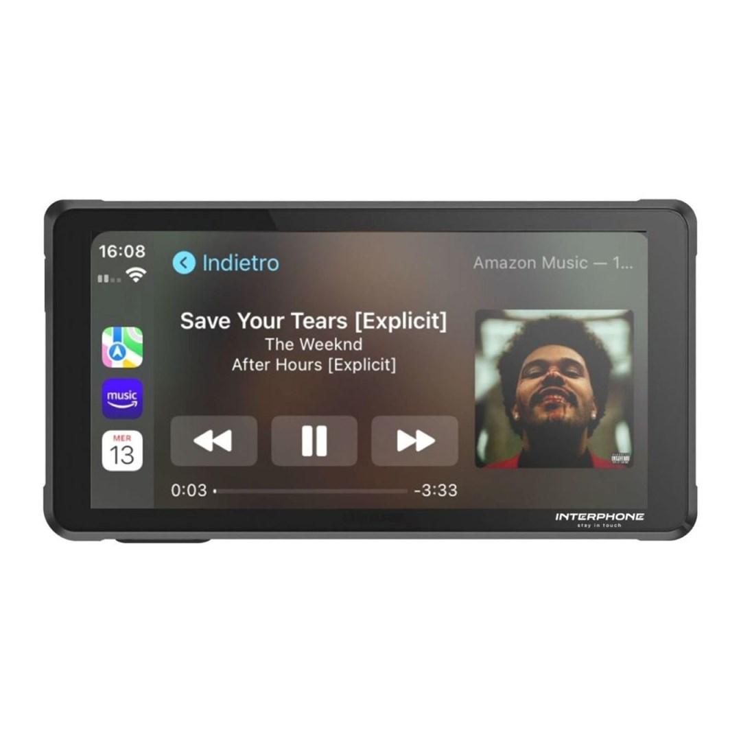 Interphone SYNC55 Smart Display 5,5" - CarPlay/Android Auto - Sort