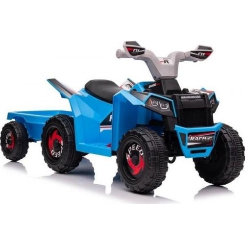 Elektrisk quad til børn XMX630T - blå med trailer