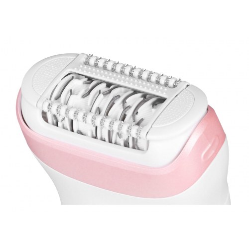 Braun Silk-épil 7 7-000 epilator - pink/hvid, Wet & Dry