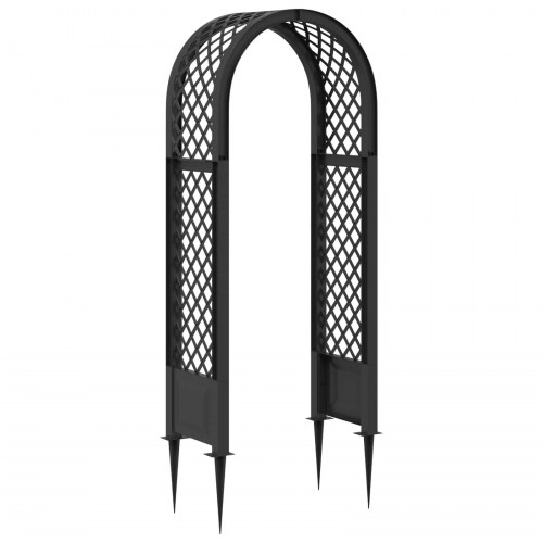 Rosenbue med pigge Antracit 97 x 43 x 218 cm PP