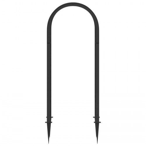 Rosenbue med pigge Antracit 97 x 43 x 218 cm PP