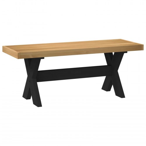 Spisebænk NOAIN 120 x 41 x 45 cm Massivt fyrretræ Naturfarvet