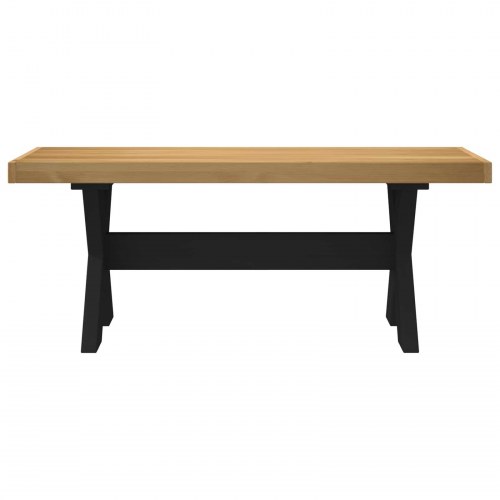 Spisebænk NOAIN 120 x 41 x 45 cm Massivt fyrretræ Naturfarvet