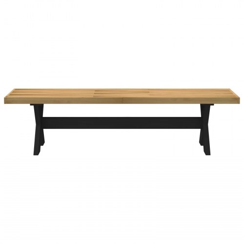 Spisebænk NOAIN 160 x 41 x 45 cm Massivt fyrretræ Naturfarvet