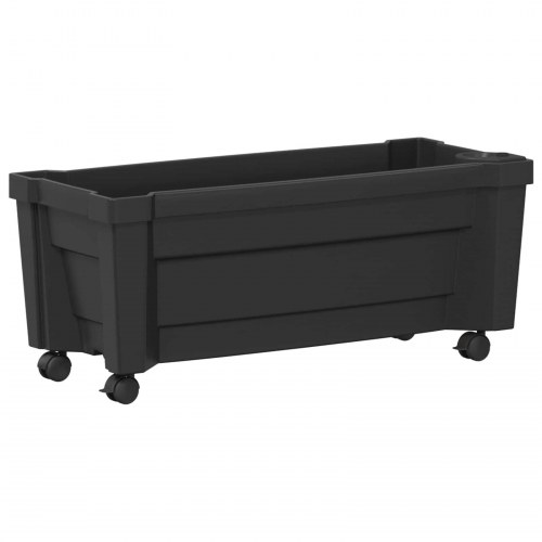 Calypso plante med hjul Antracit 79 x 35 x 33 cm PP