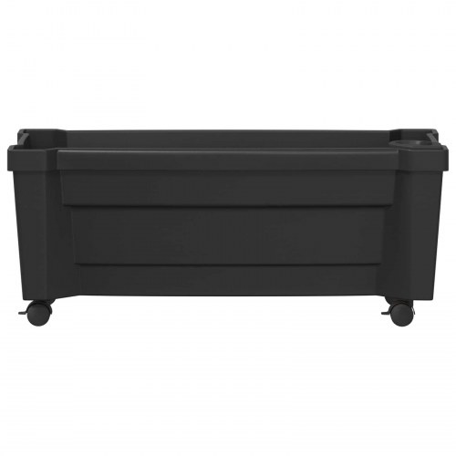 Calypso plante med hjul Antracit 79 x 35 x 33 cm PP